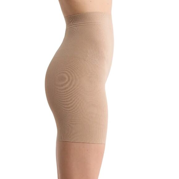 Assets by Spanx Mid Thigh Shaper Shorts - Style 124 - Nude - Size 2 - Picture 2 of 7